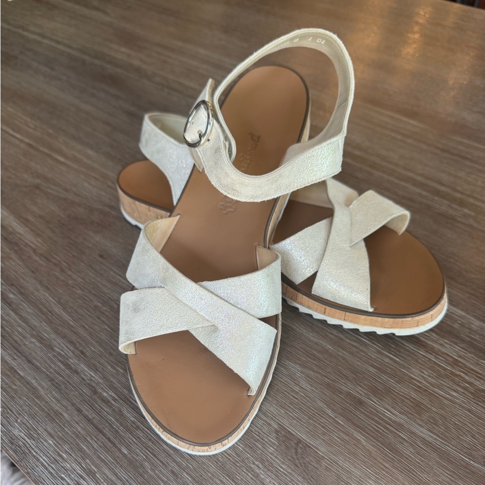 Paul Green Metallic Sandals